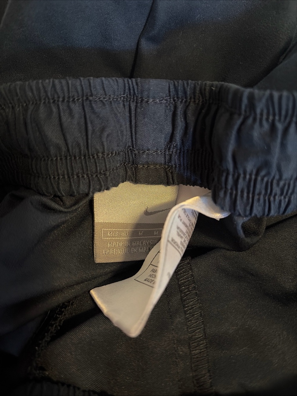 Vintage Nike Track Pants Youth M 8/10 Swoosh Y2K Windbreaker - Picture 6 of 7